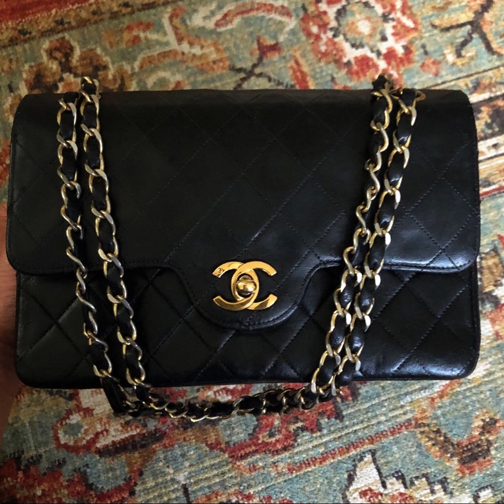 SOLD***Chanel Vintage Small Double Flap Bag - Picture 6 of 13